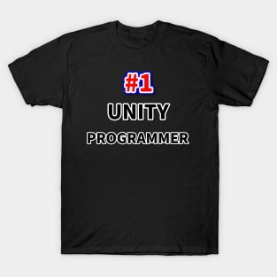 Number one UNITY programmer T-Shirt